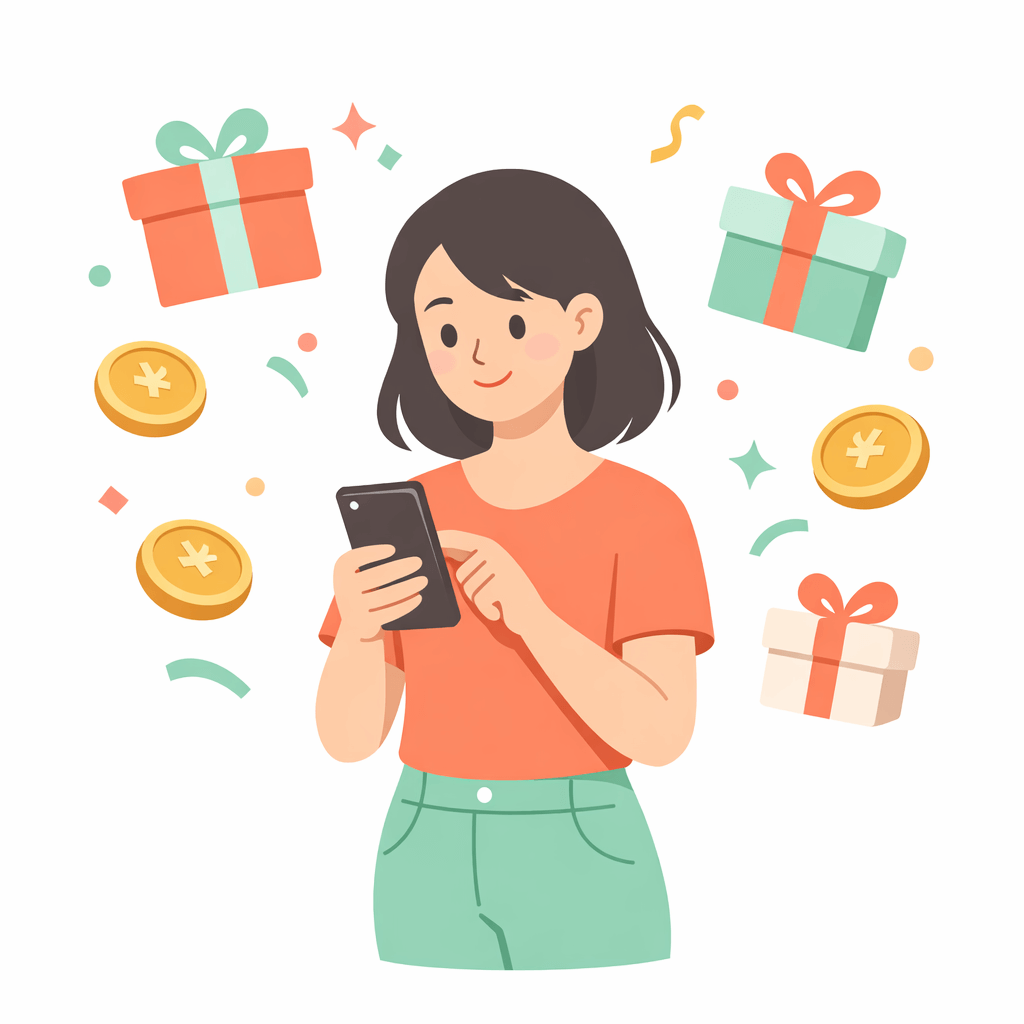 Illustration of finding referral codes and rewards Illustration of finding referral codes and rewards